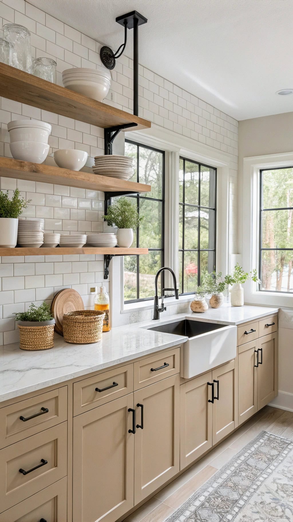 open shelving cabinet ideas