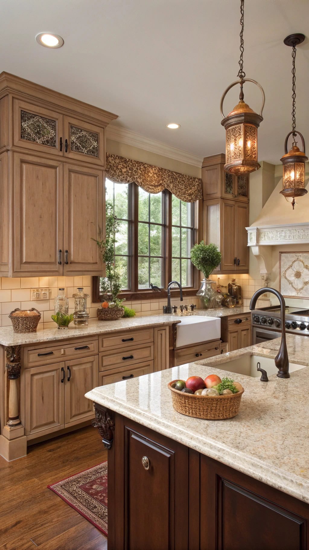 ornate elegance in kitchens