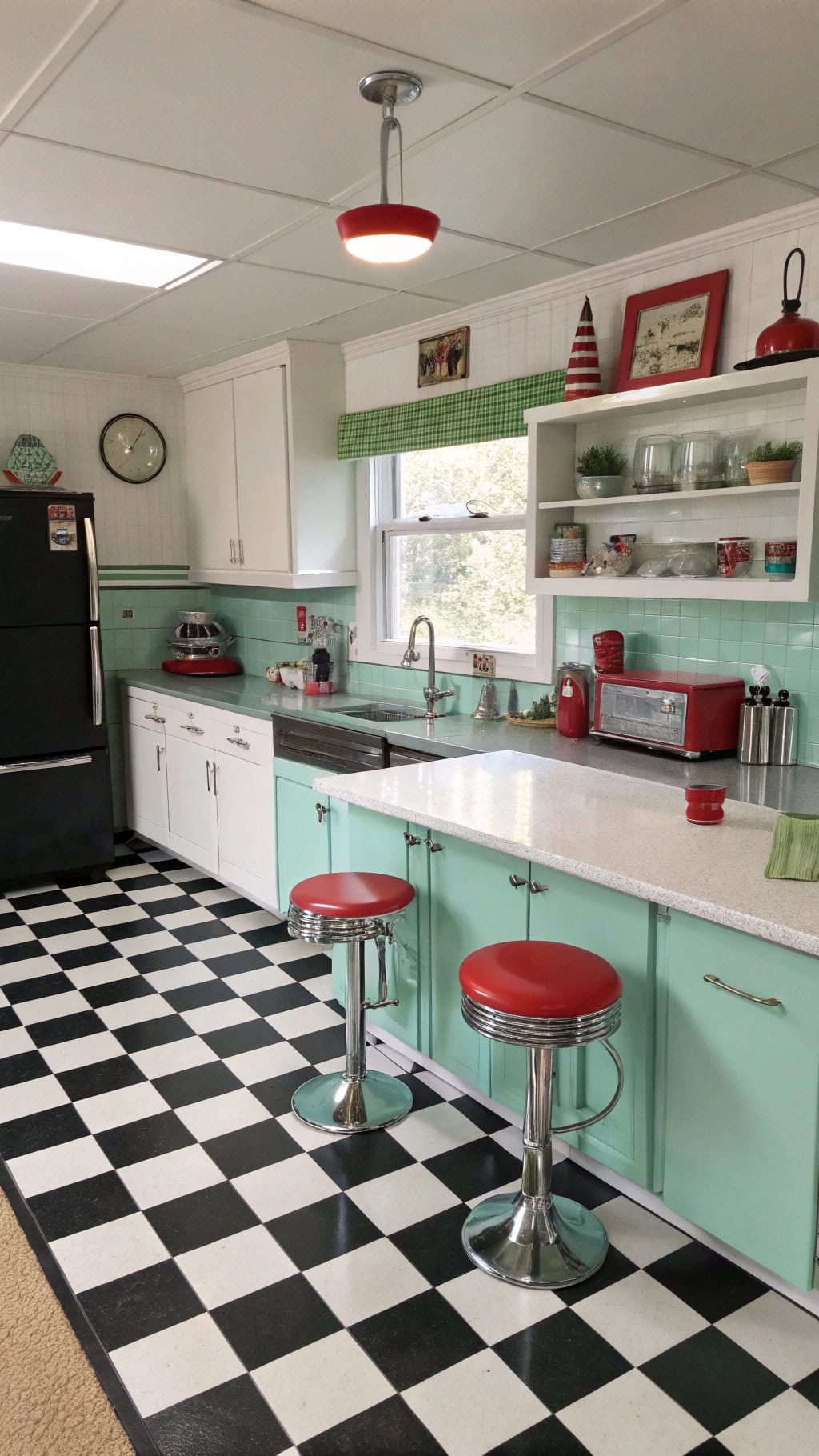 retro vintage kitchen style