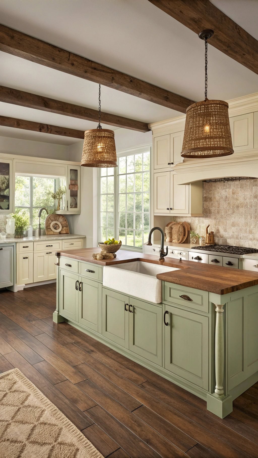 rustic acacia kitchen elegance