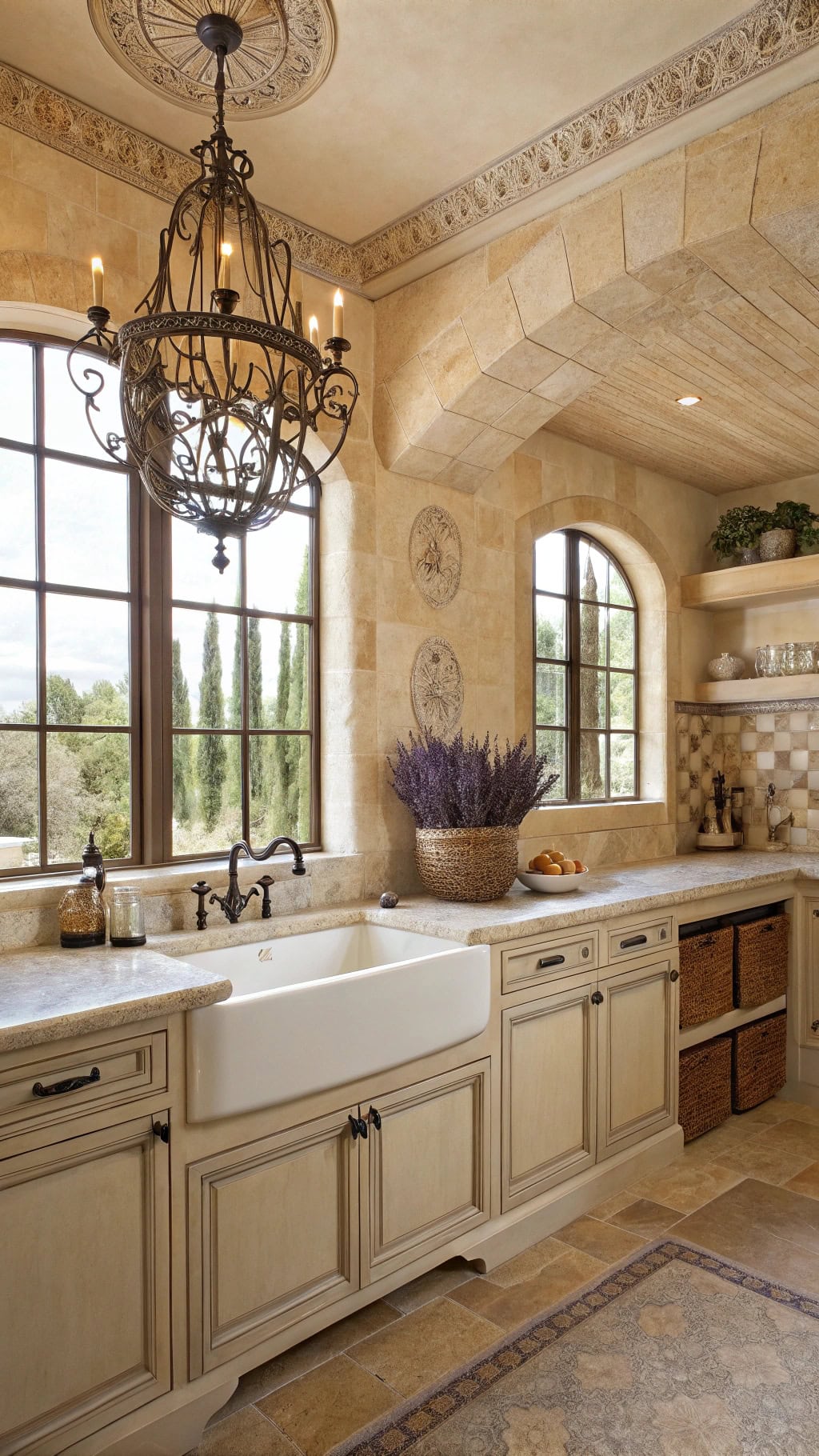 rustic elegance in beige