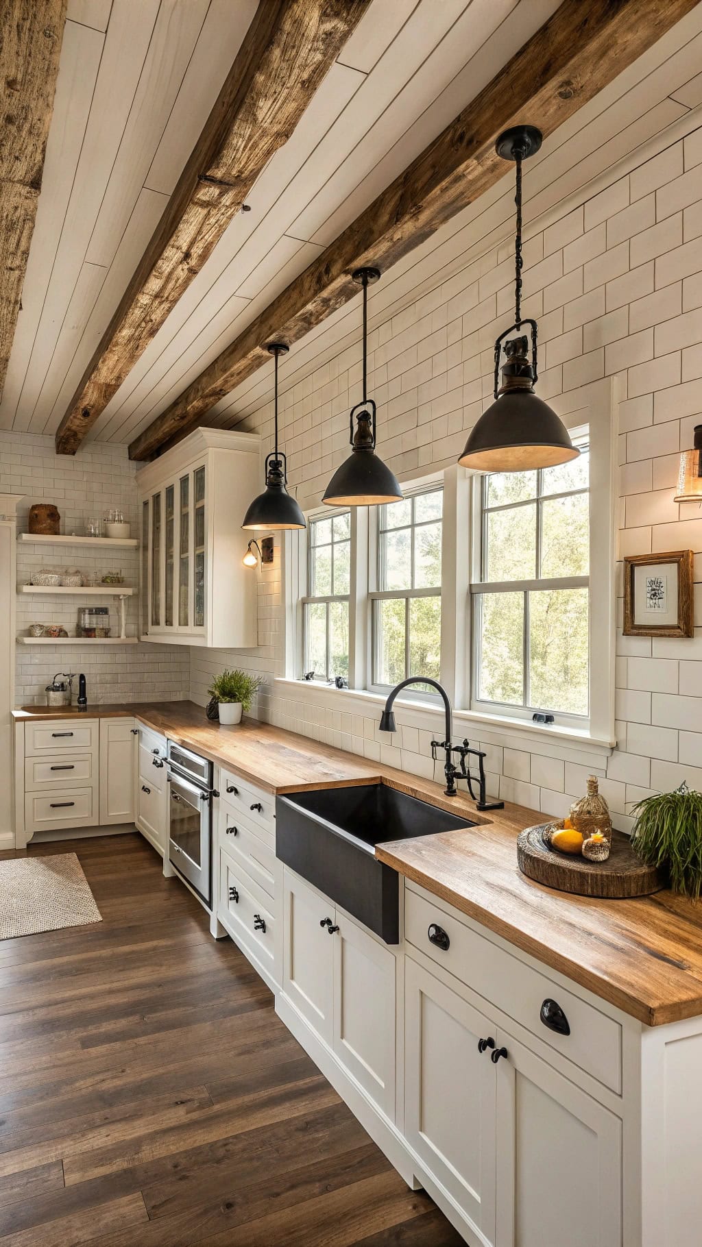 rustic farmhouse kitchen design
