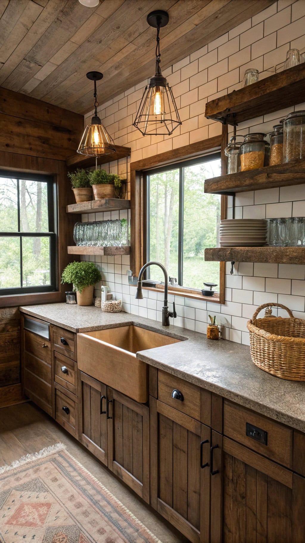 rustic kitchen island essentials
