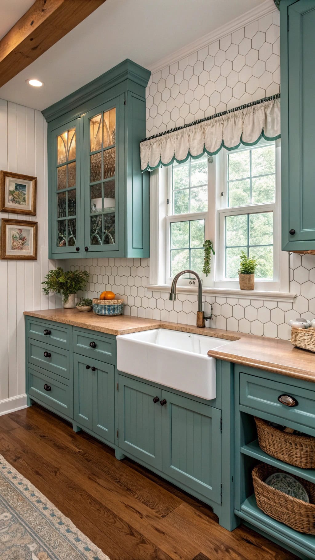 scalloped edges for cabinets