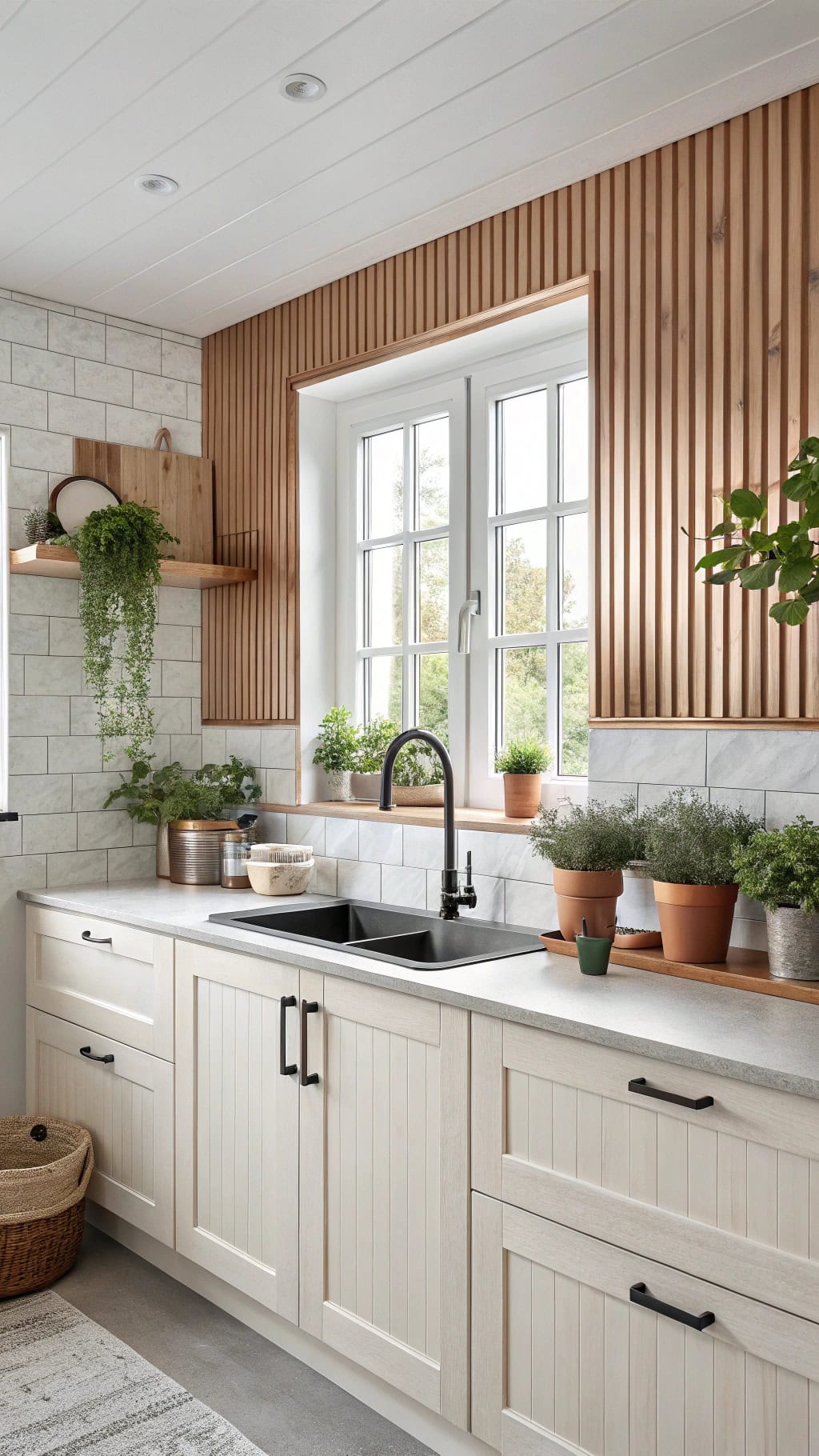 scandinavian copper strip decor