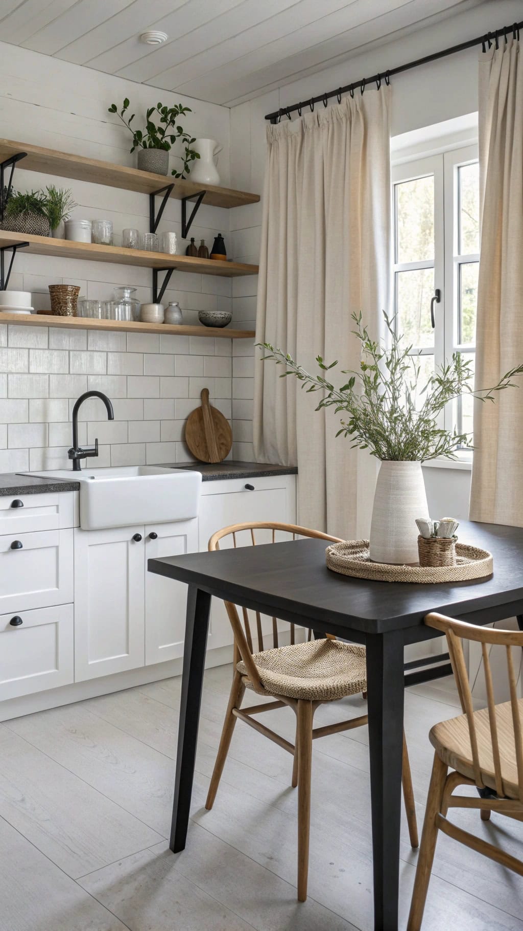 scandinavian minimalist black tables