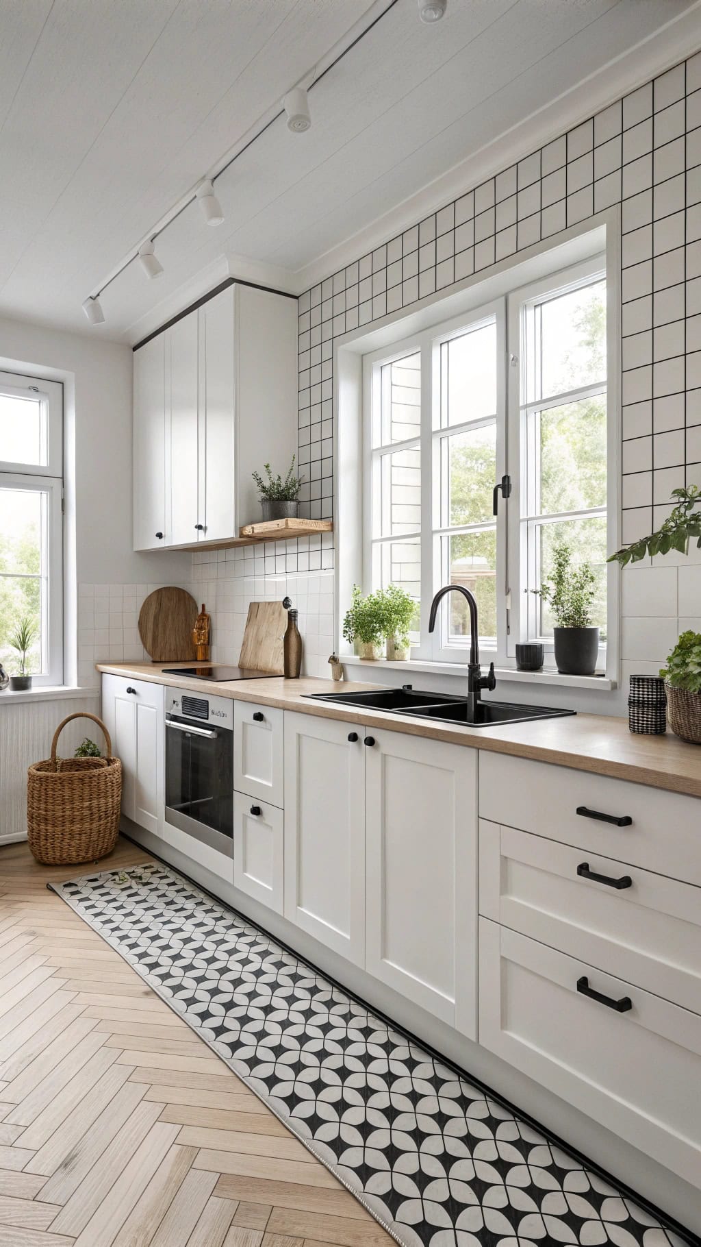 scandinavian minimalist tile design