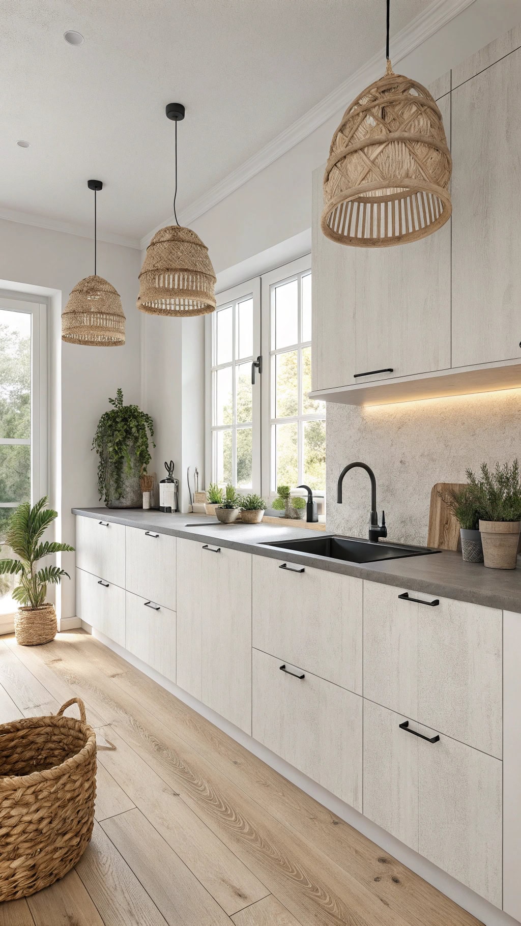 scandinavian serene kitchen design