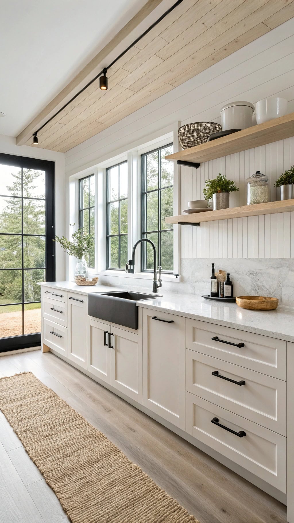 scandinavian white ash workspace