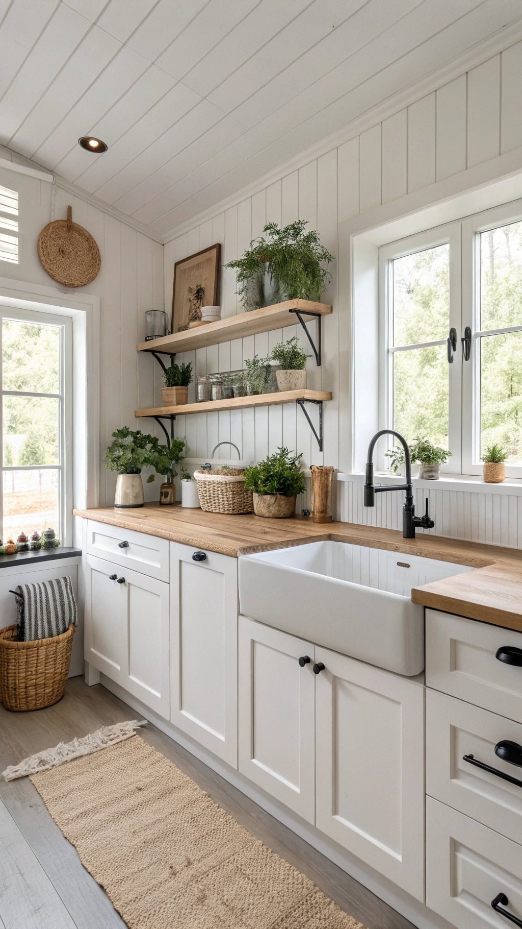 scandinavian white kitchen design