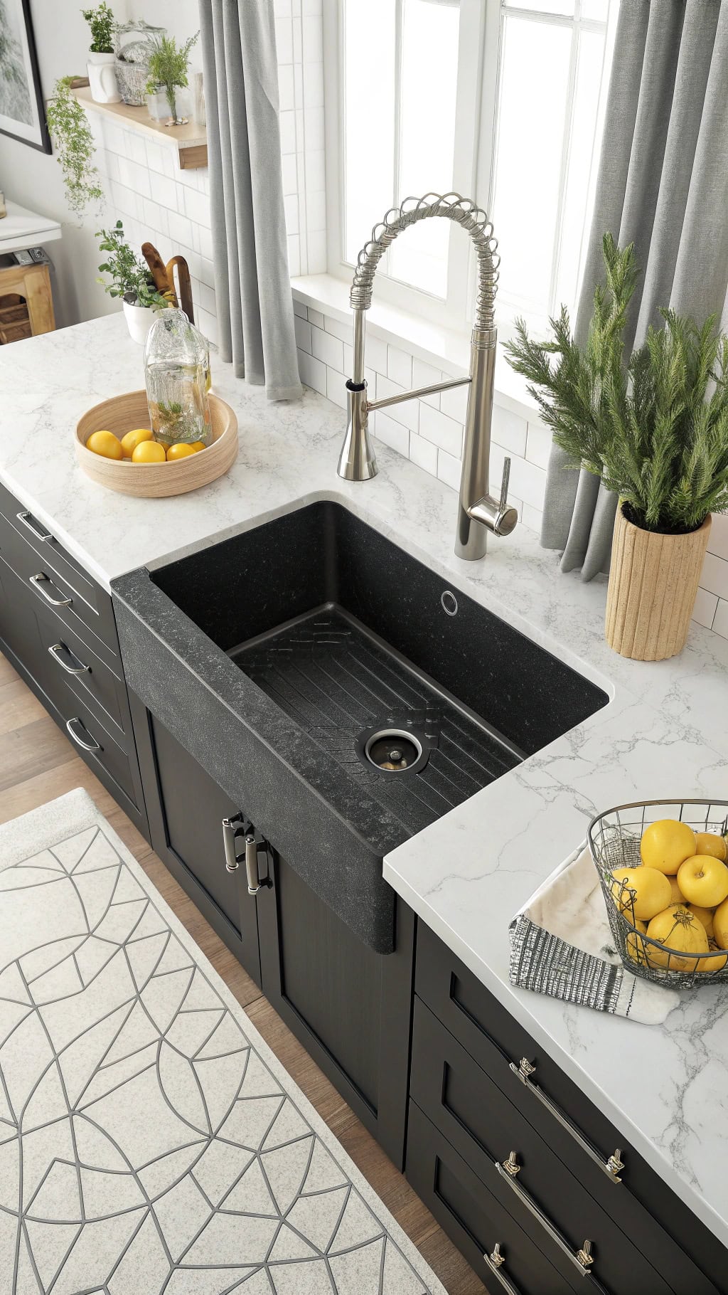 scratch resistant sink coatings