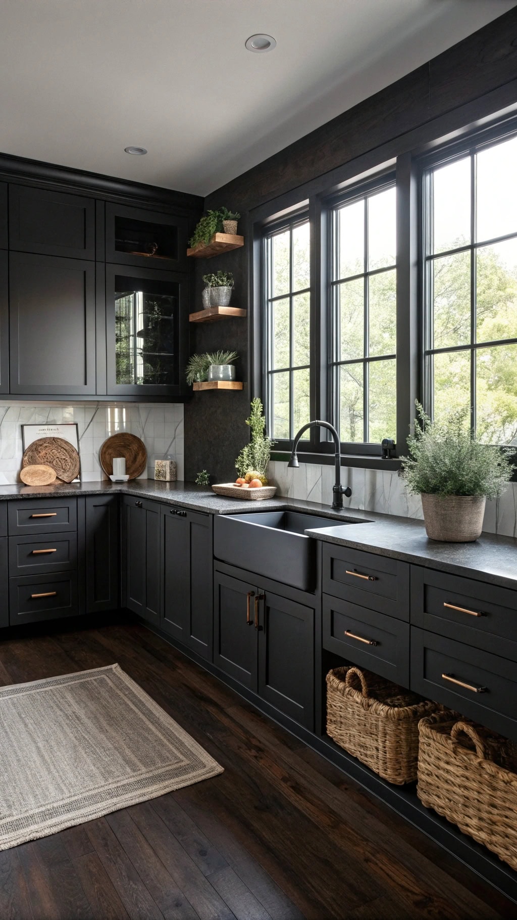 seamless black appliance integration