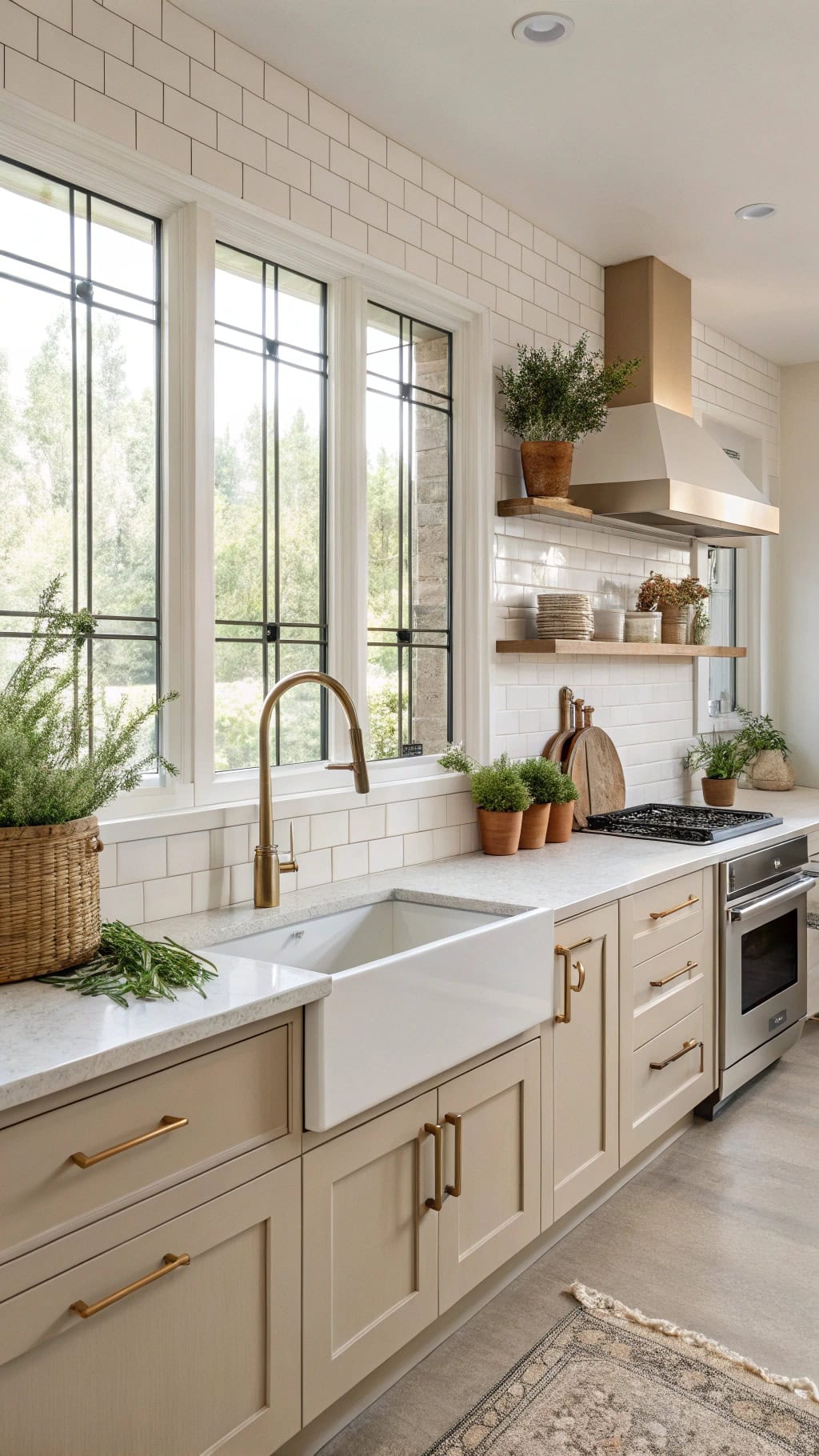 seamless push open cabinet systems