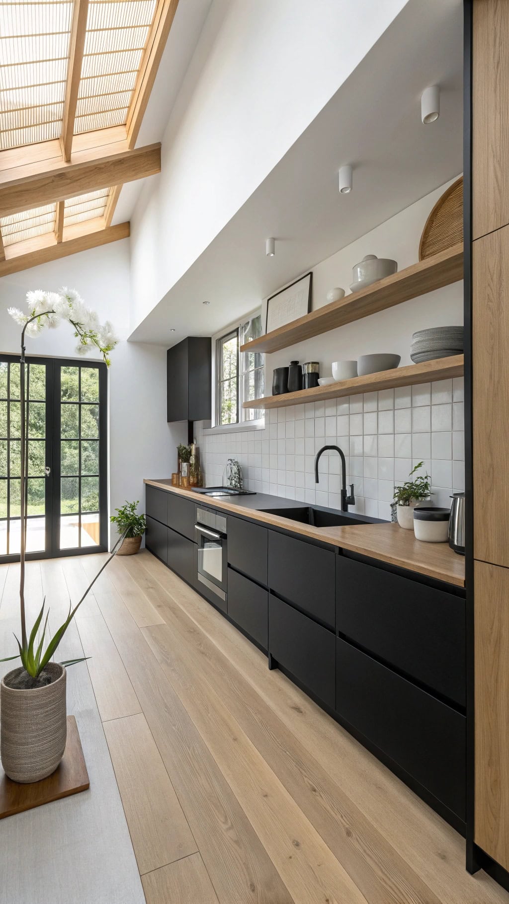 serene minimalist kitchen design