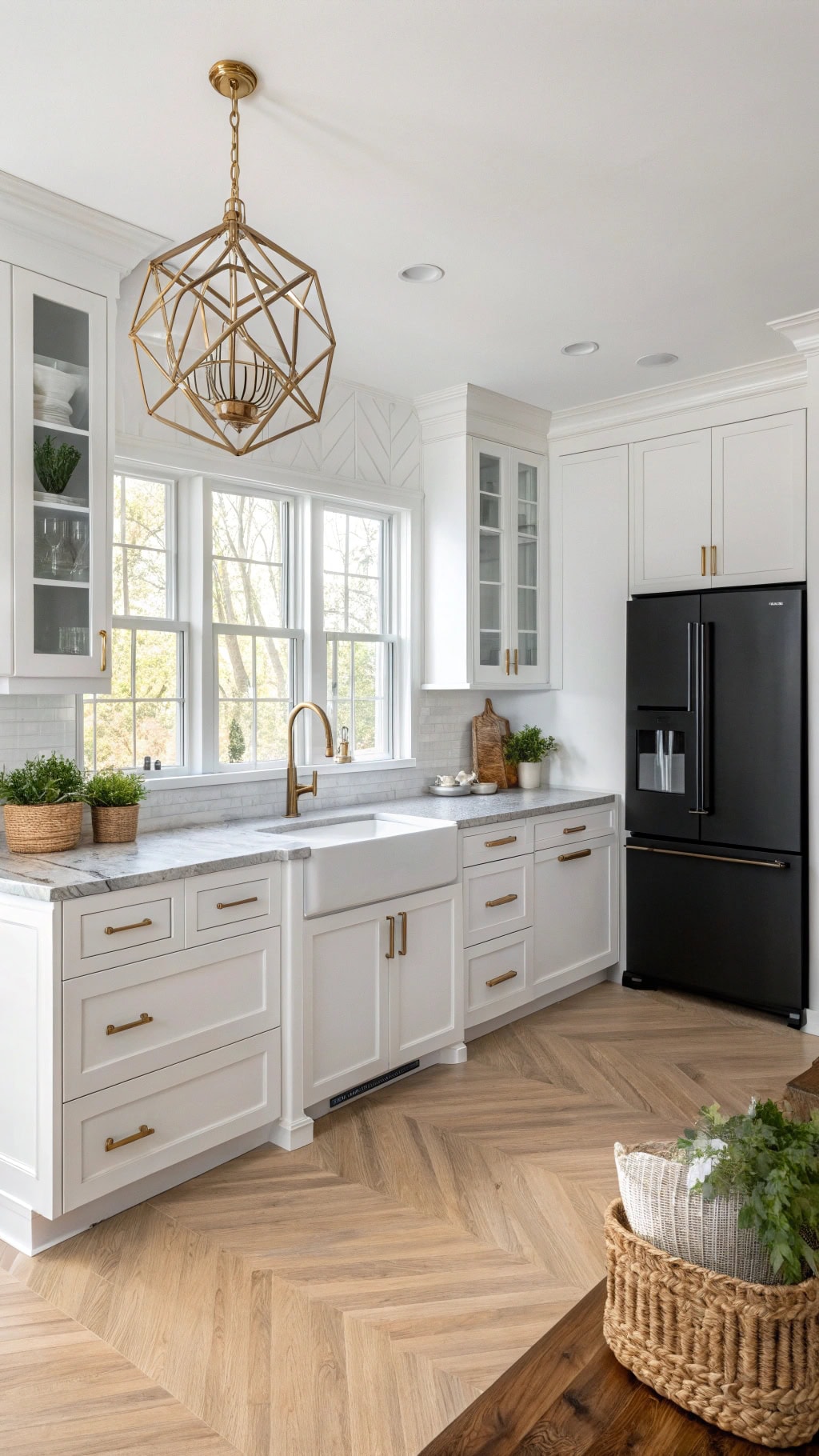 sleek black fridge elegance