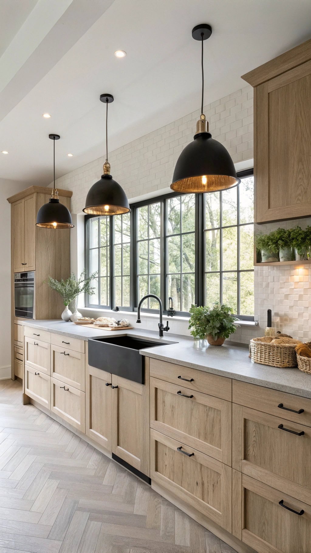 sleek black pendant lighting