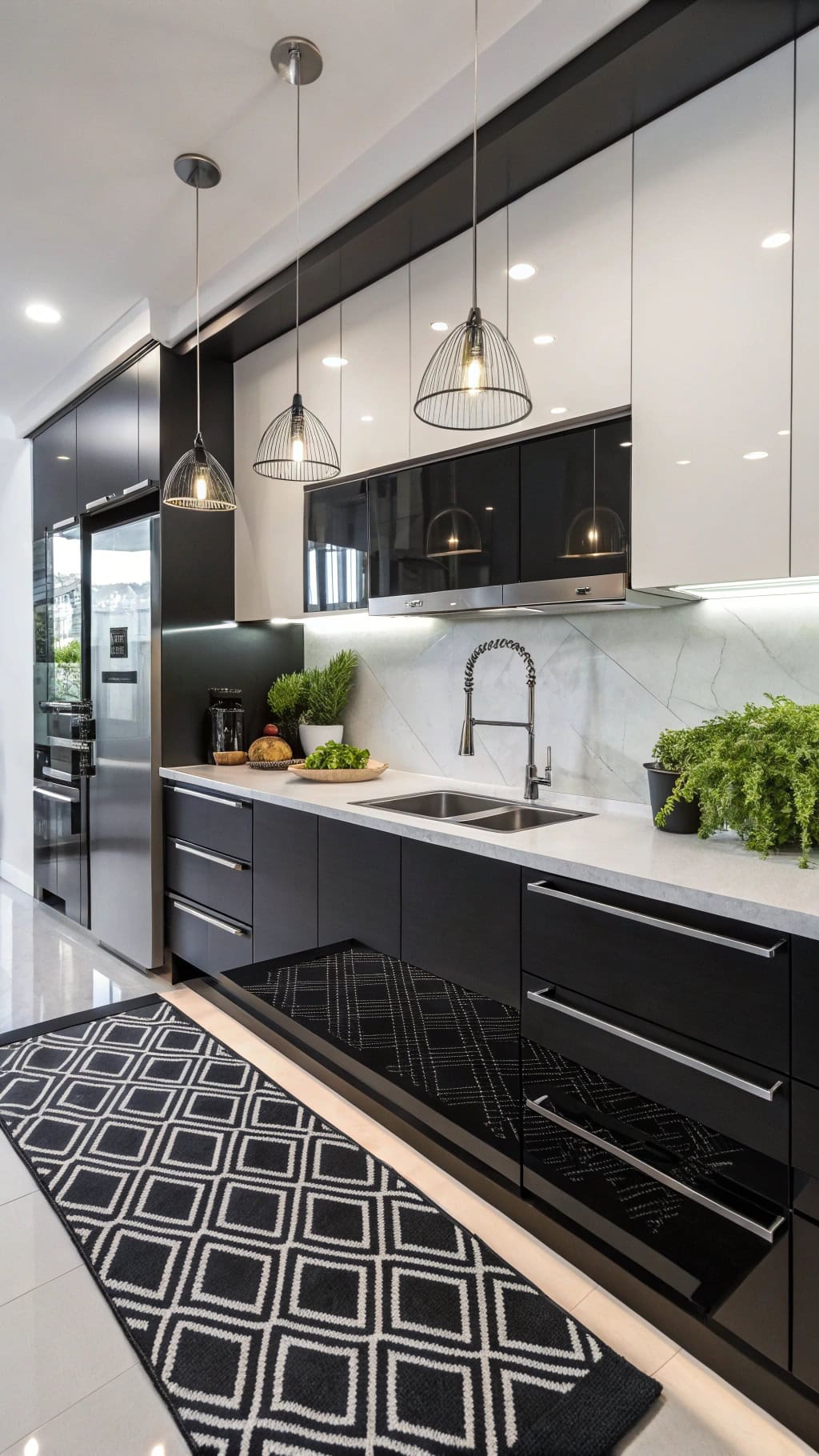 sleek low maintenance kitchen cabinets
