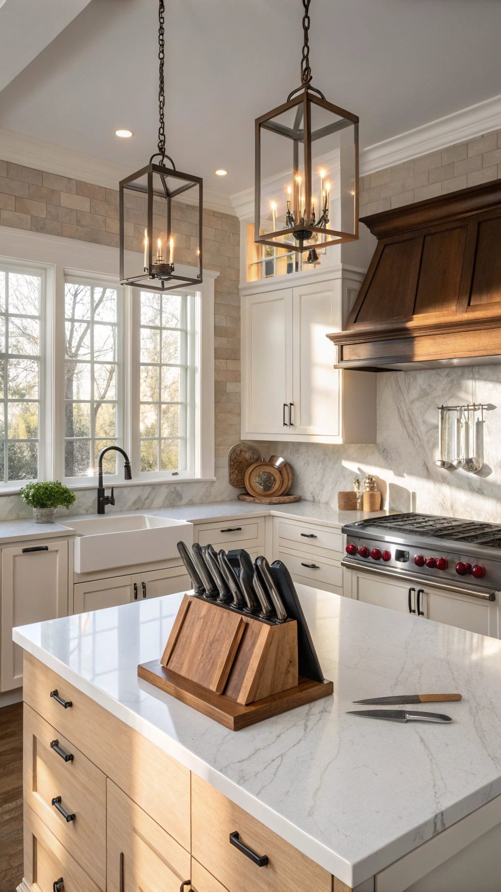 sleek luxury knife storage