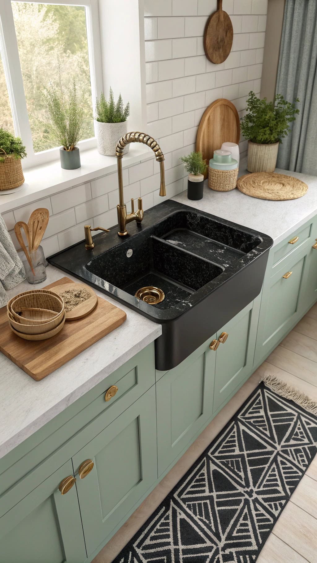 sophisticated black ceramic sinks