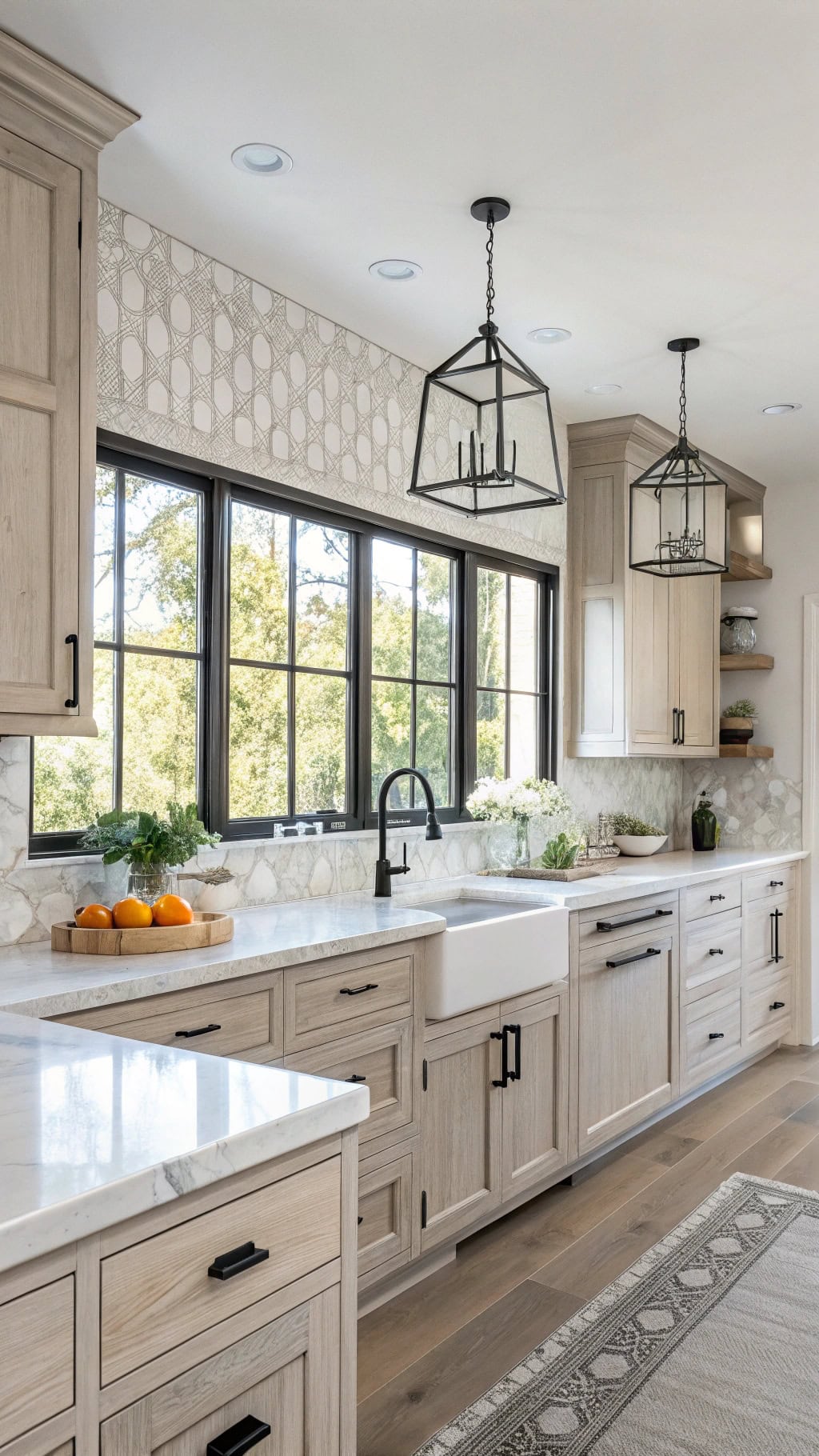 sophisticated limed oak kitchen