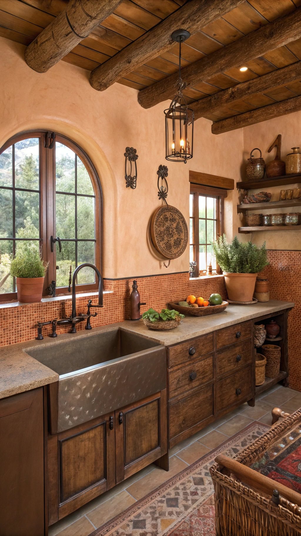 southwestern copper kitchen charm
