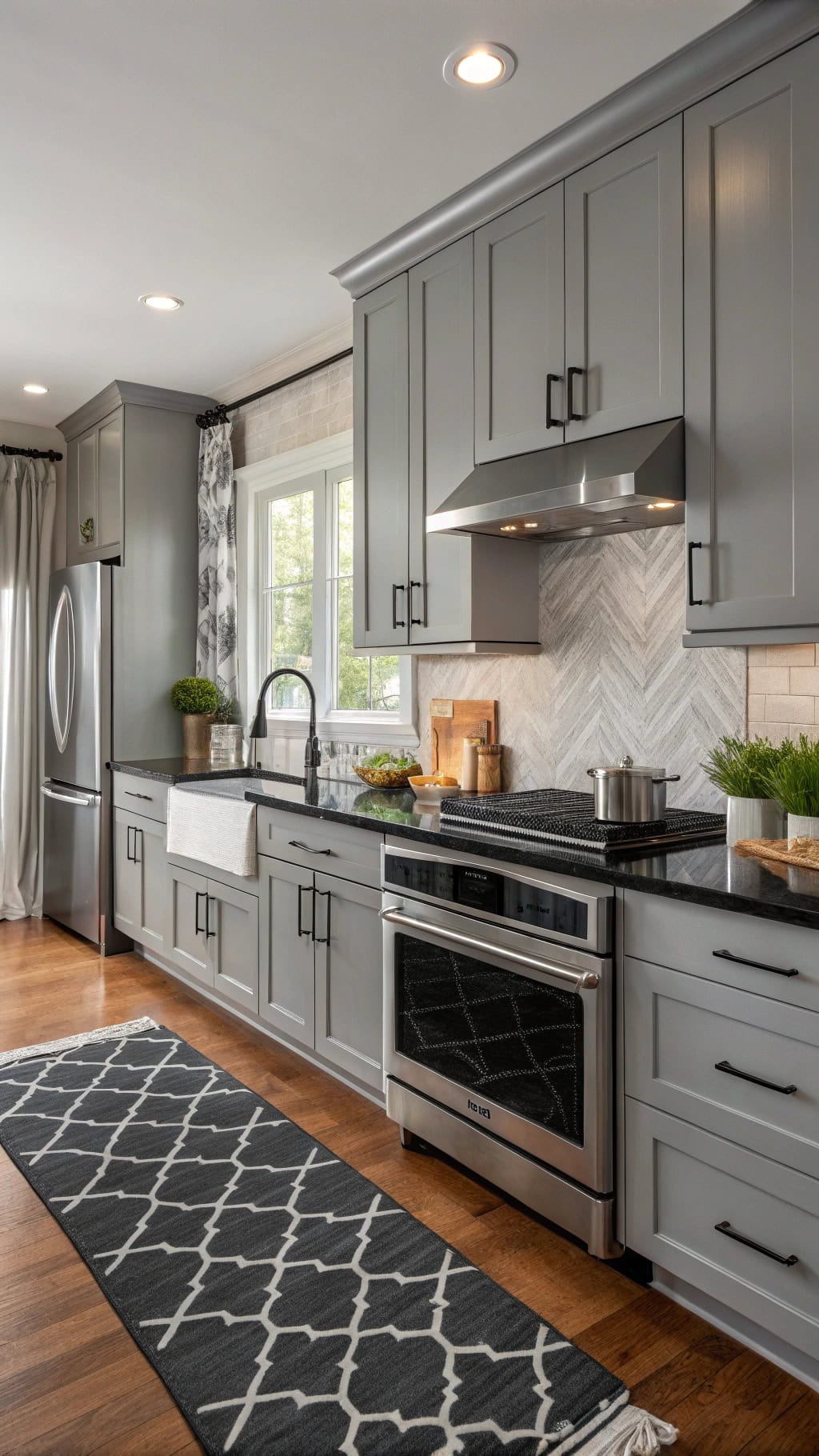 stainless steel kitchen integration
