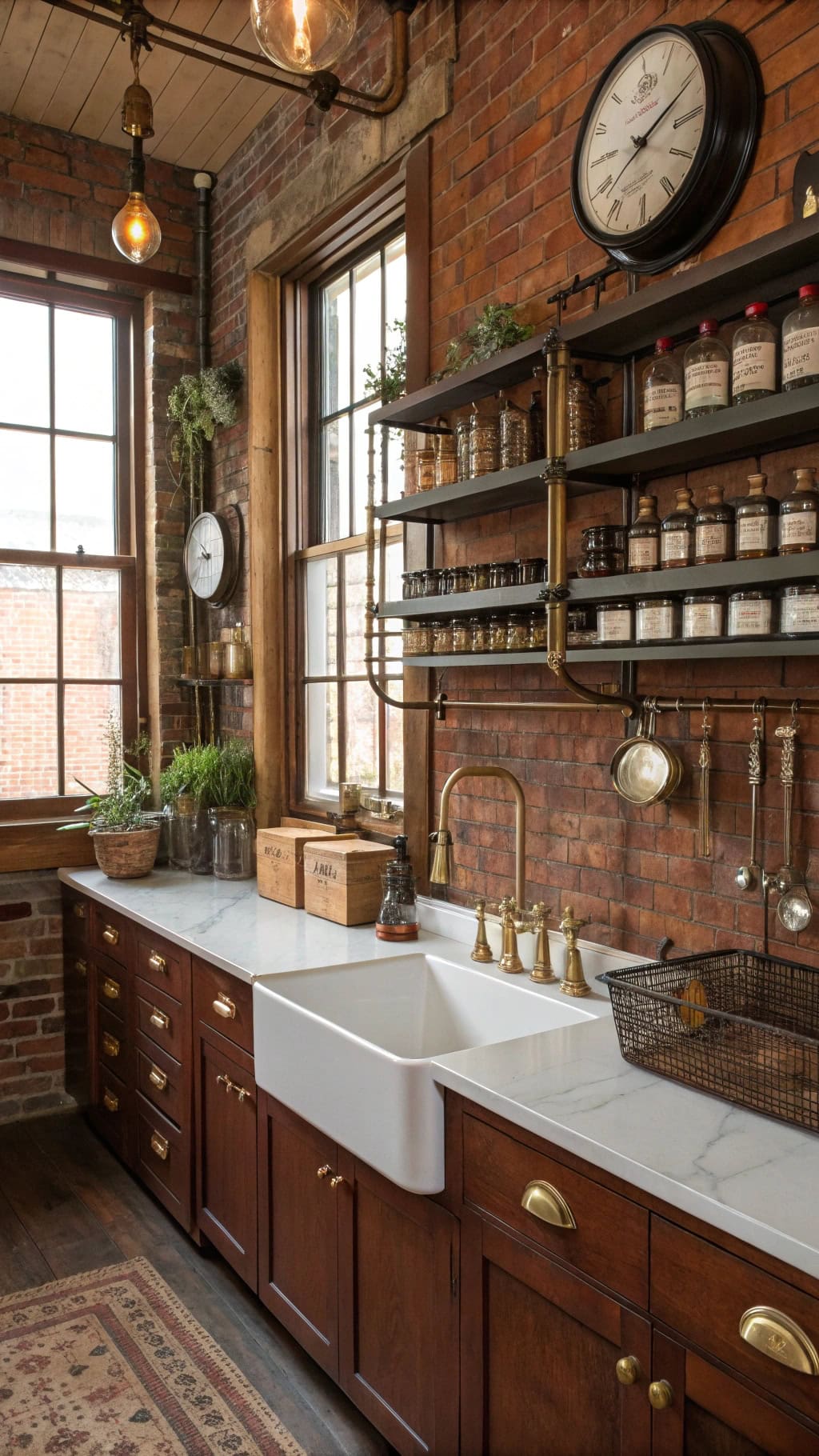 steampunk kitchen storage ideas