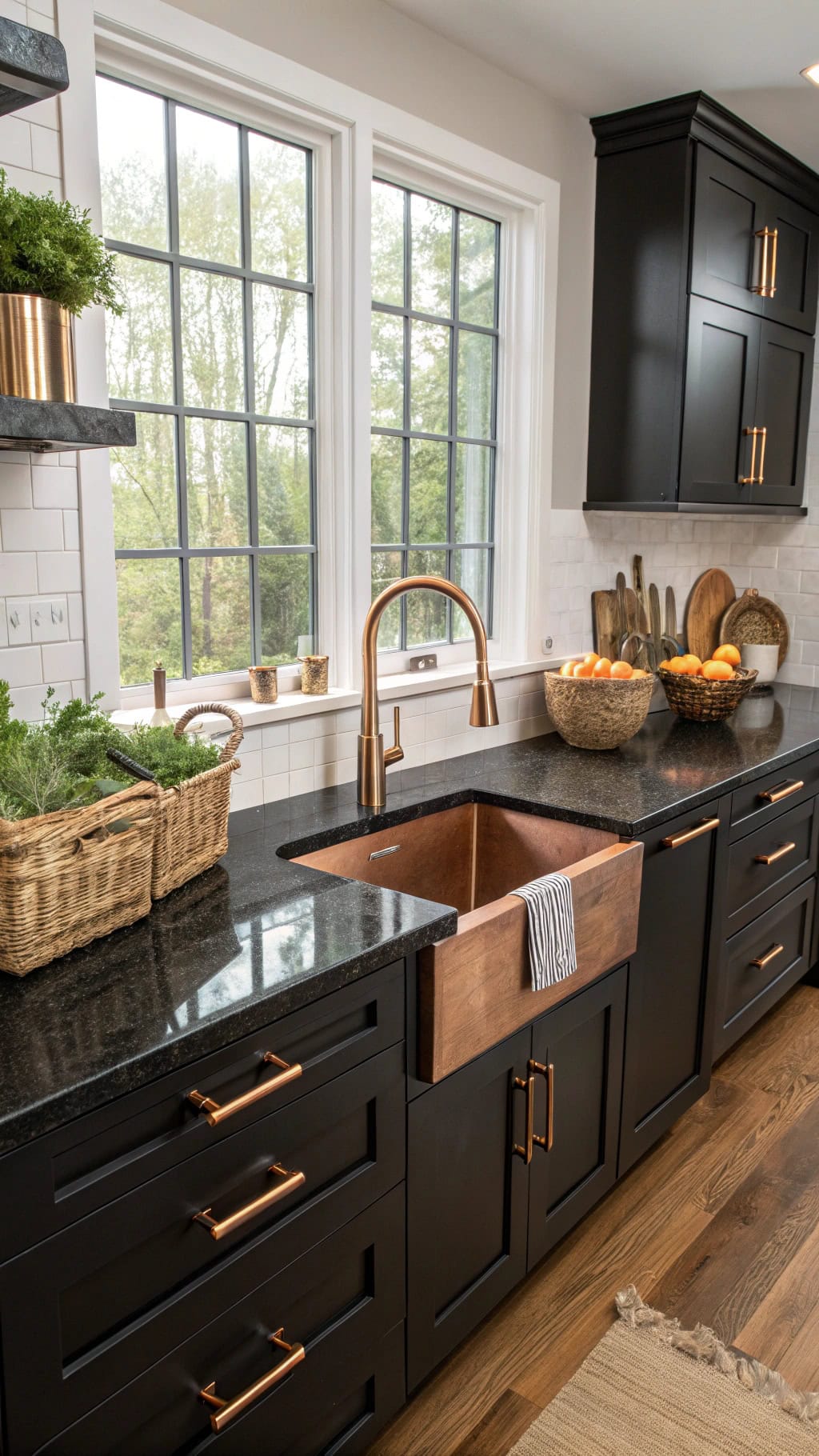 stylish black copper faucets