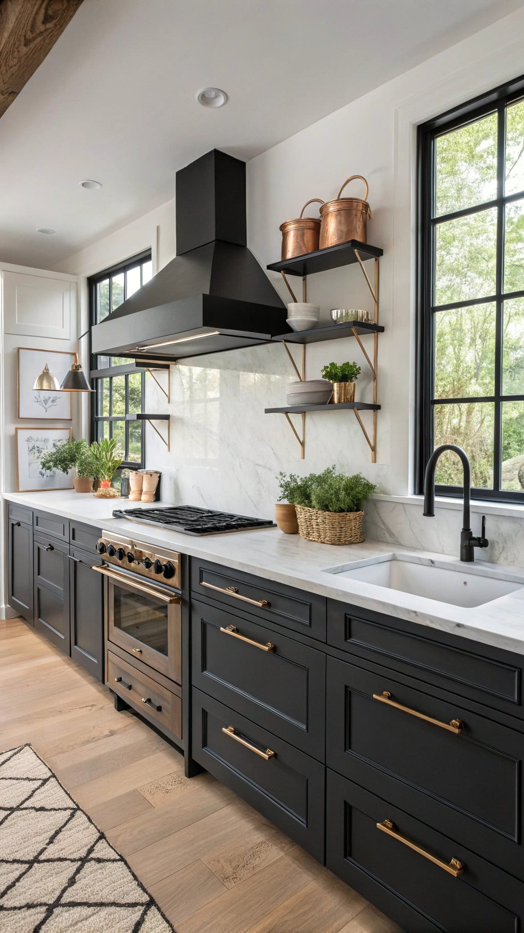 stylish black steel combinations