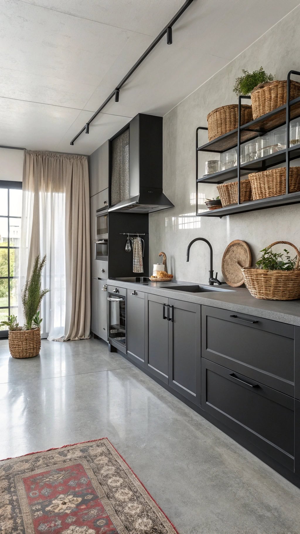 stylish concrete look flooring options