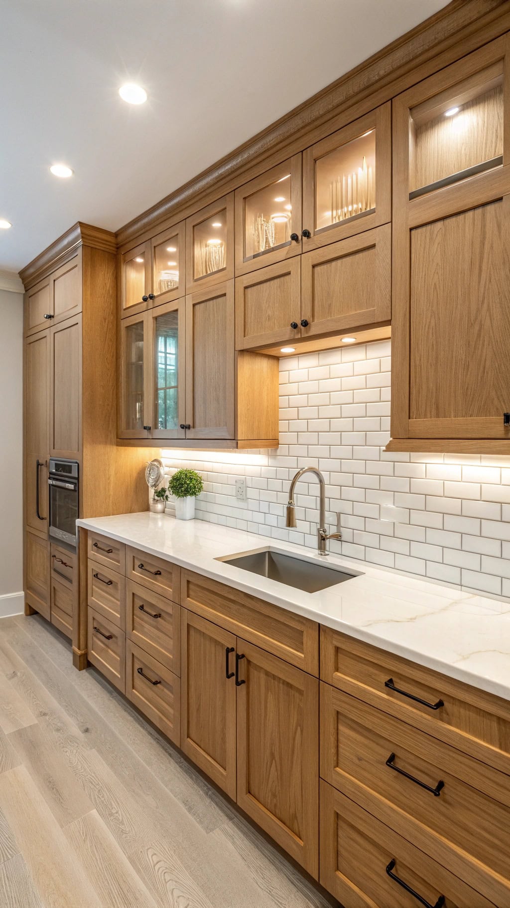 stylish functional appliance storage