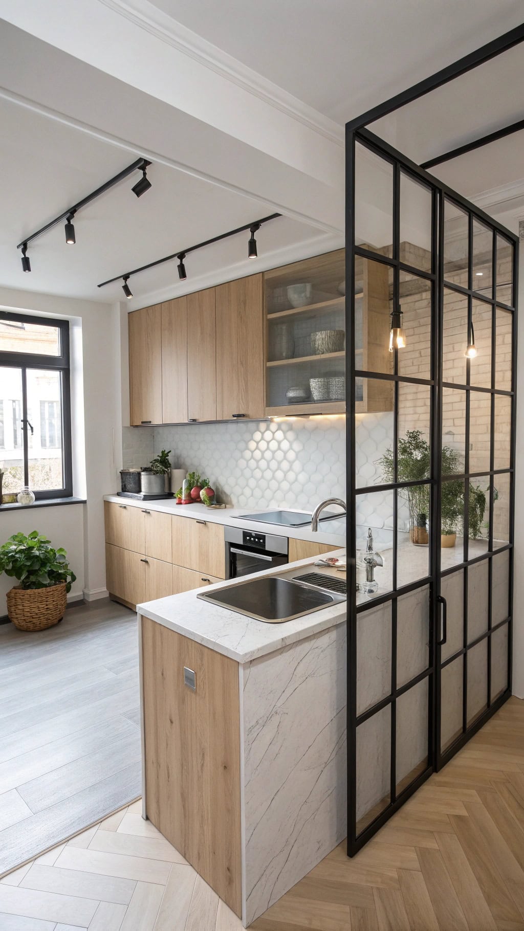 stylish glass breakfast dividers