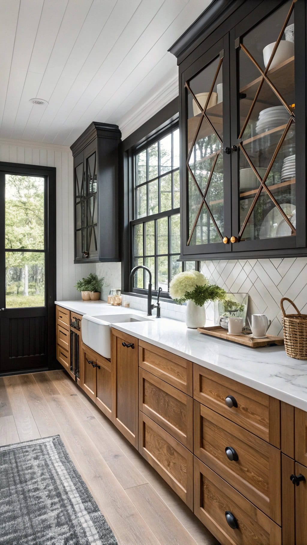 stylish glass cabinet storage