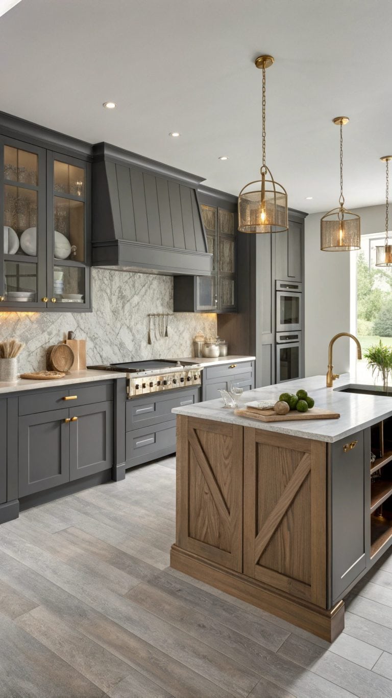 stylish grey wood kitchens