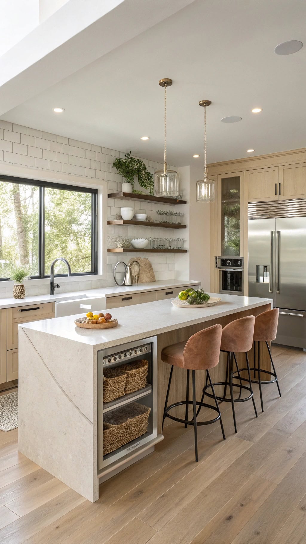 stylish kitchen island features