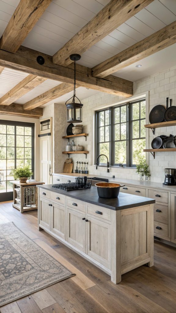 21 Timeless White Oak and Black Kitchen Ideas