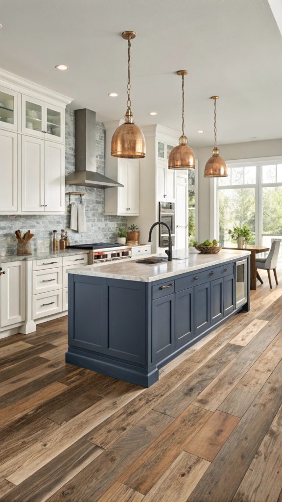 16 Beautiful Wood Floor Kitchen Designs