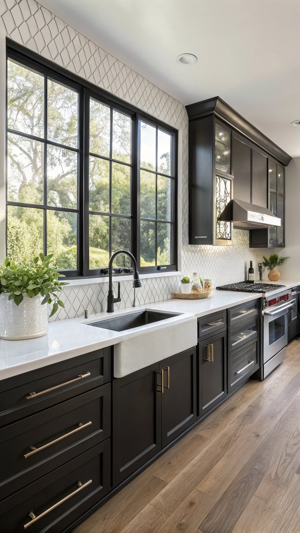 textured black steel surfaces