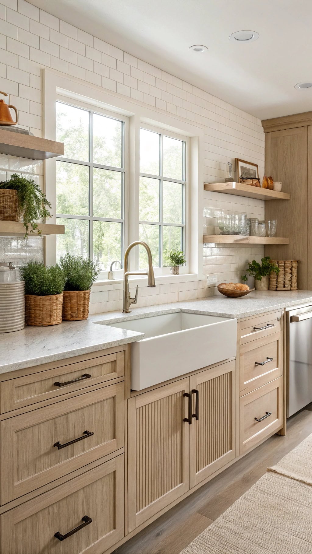 textured cabinets conceal imperfections