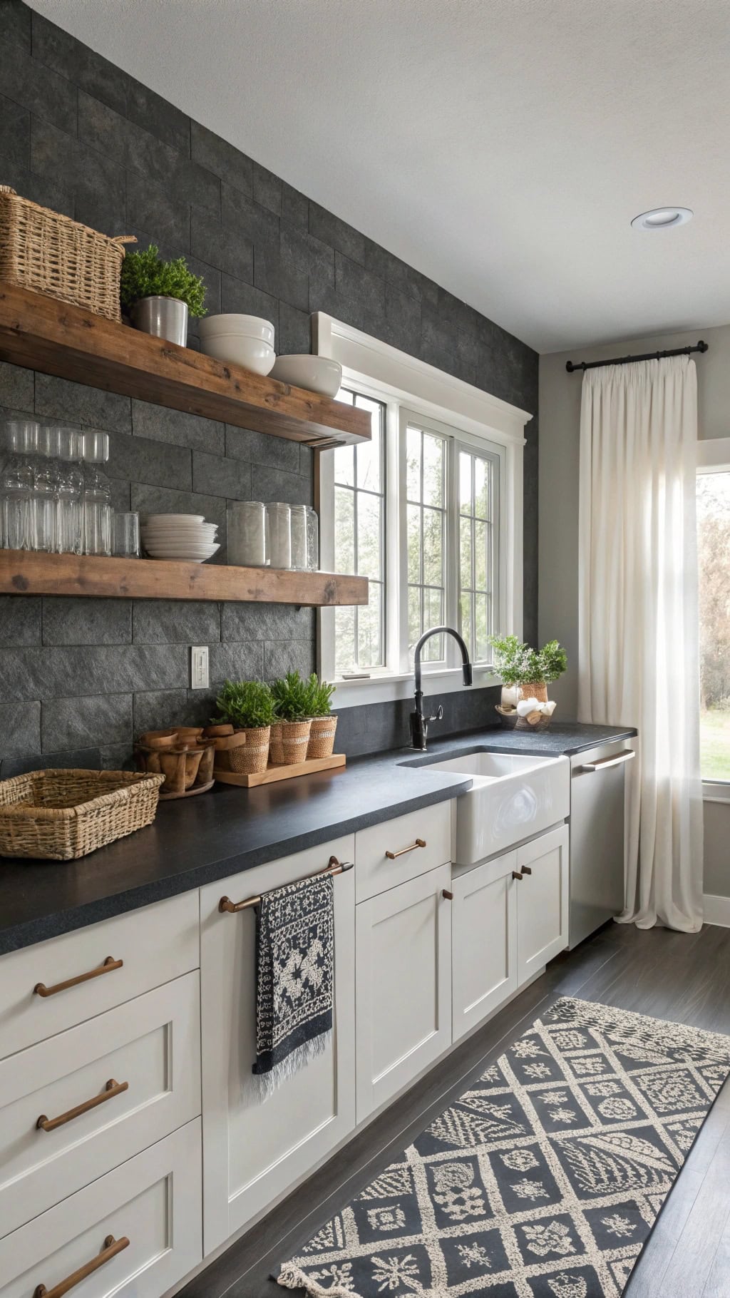 textured grey wall treatments