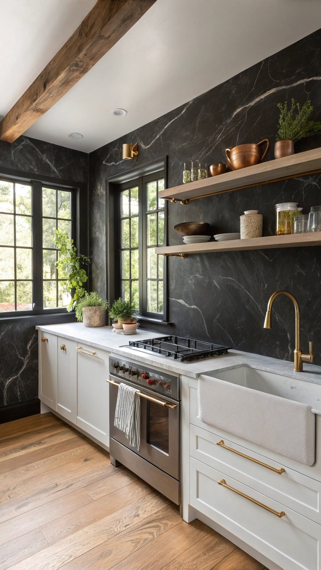 textured matte black elegance