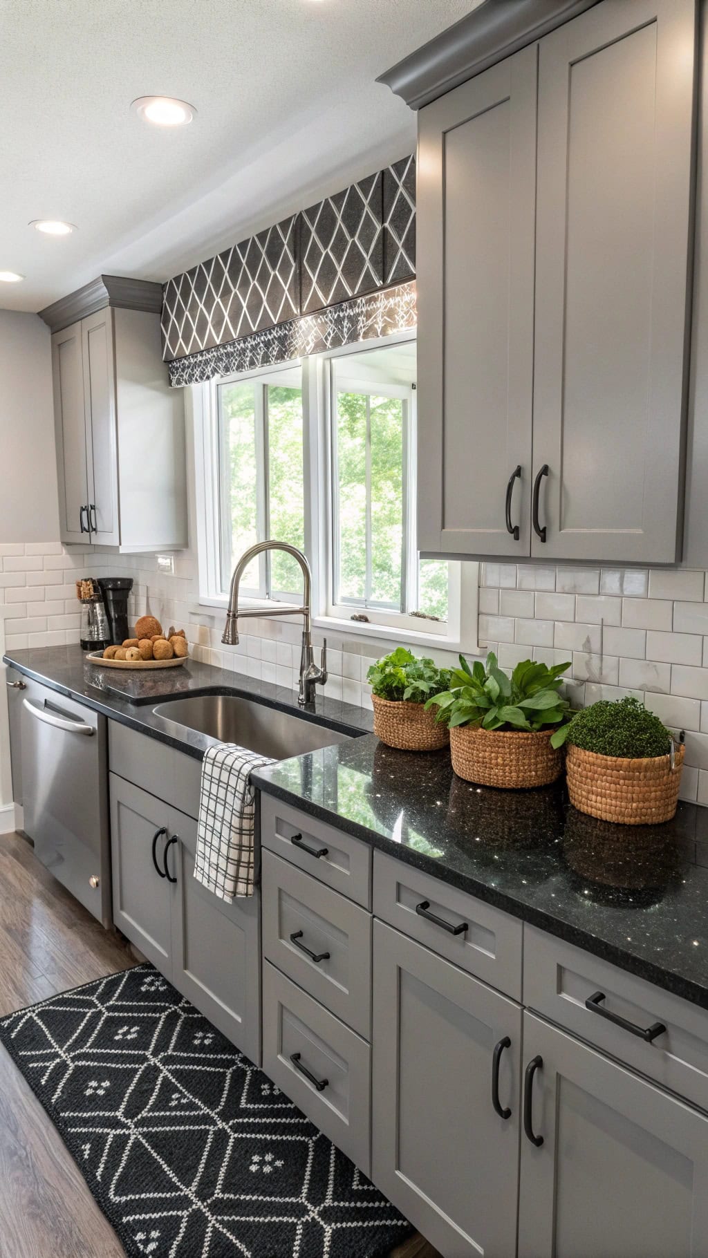timeless black granite elegance