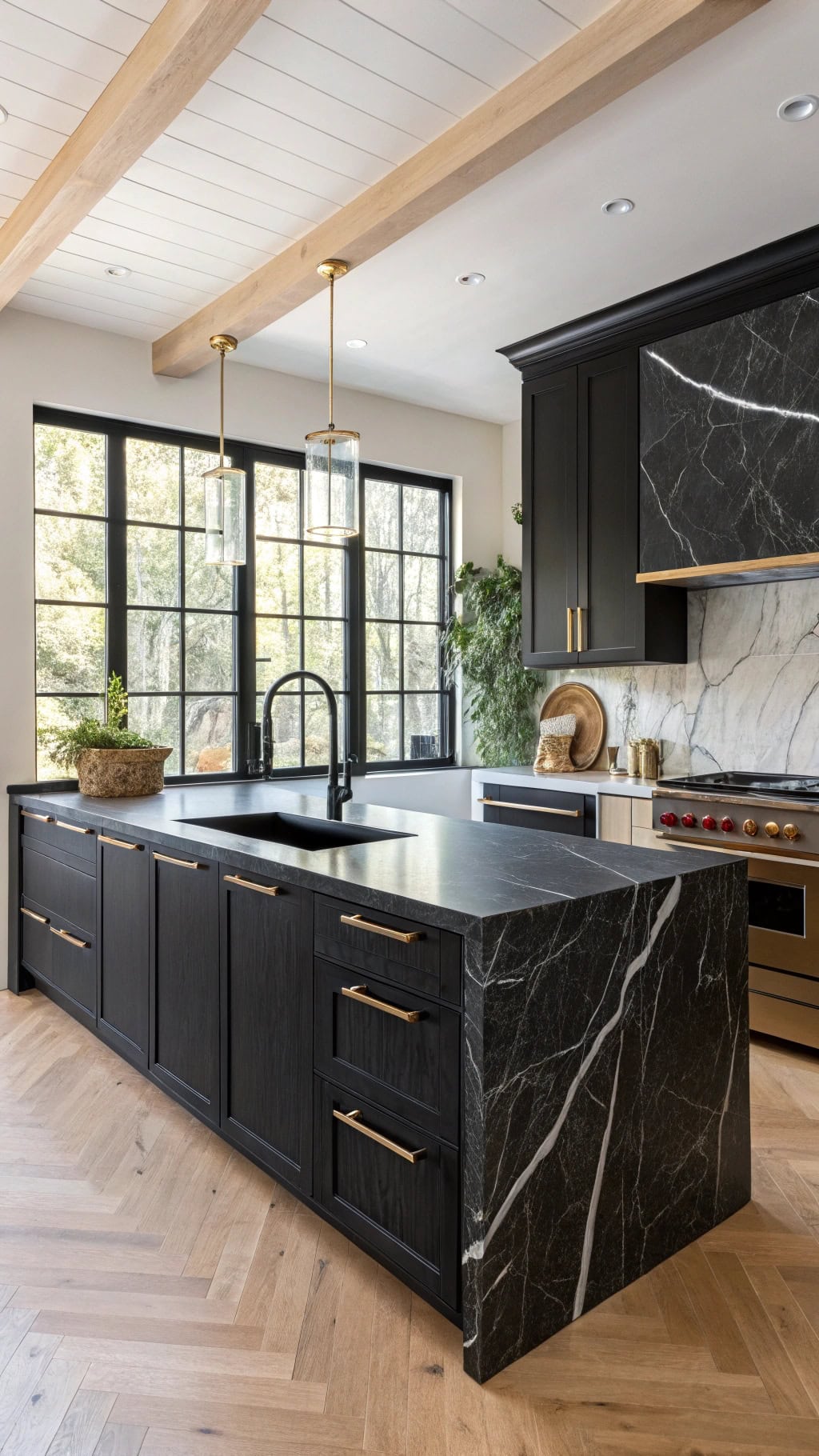 timeless black marble elegance