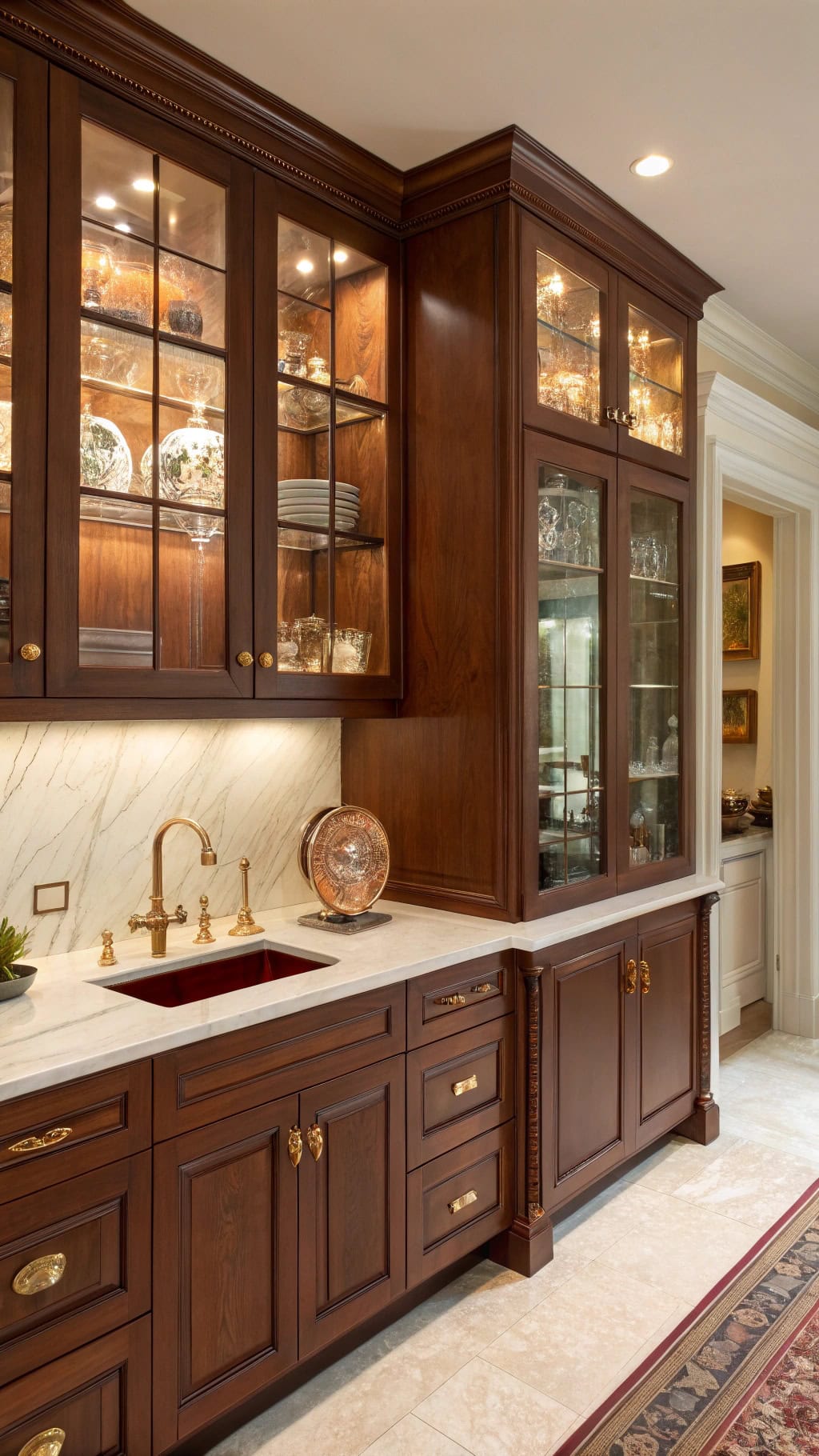 timeless rosewood vintage display