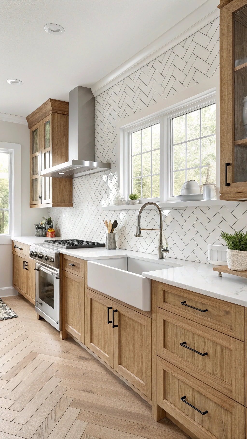 timeless white subway tiles