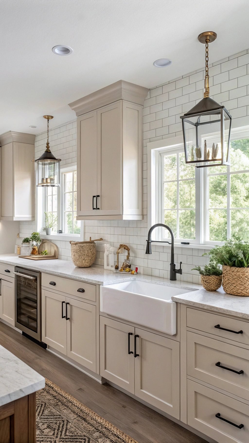 transitional kitchen design elements
