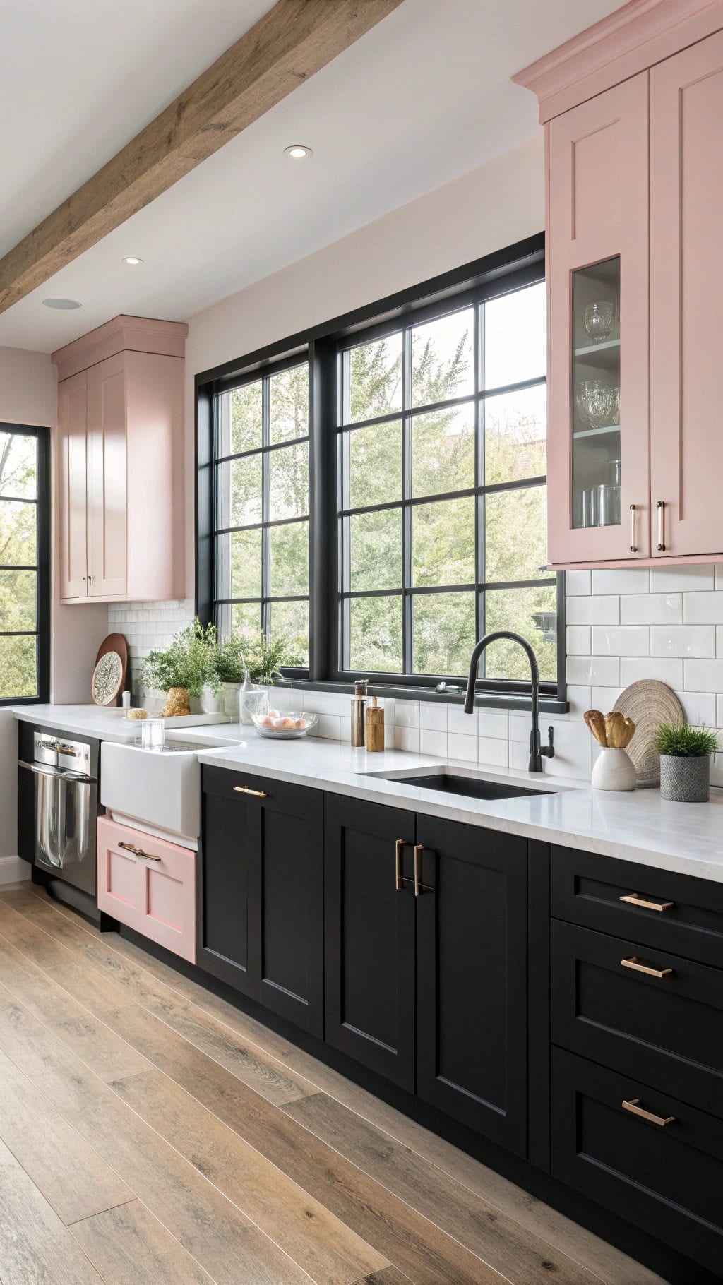 two tone cabinet design ideas