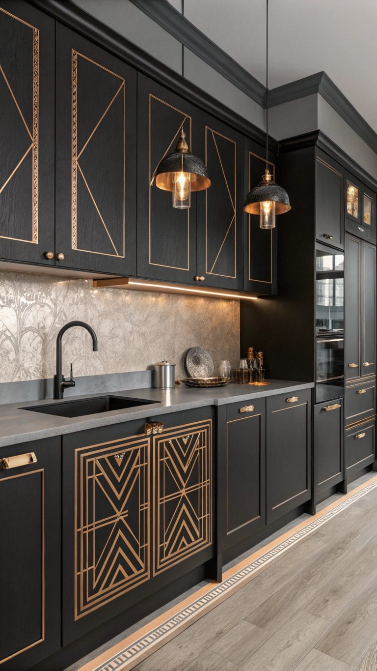 variety of black cabinets