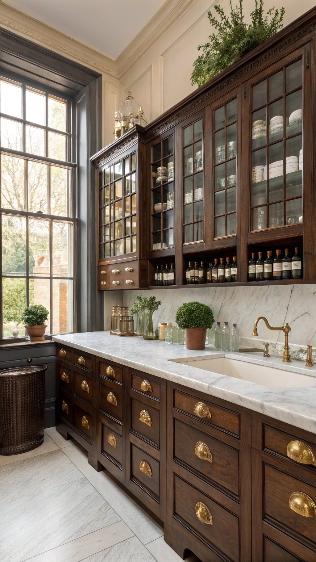 victorian apothecary kitchen design