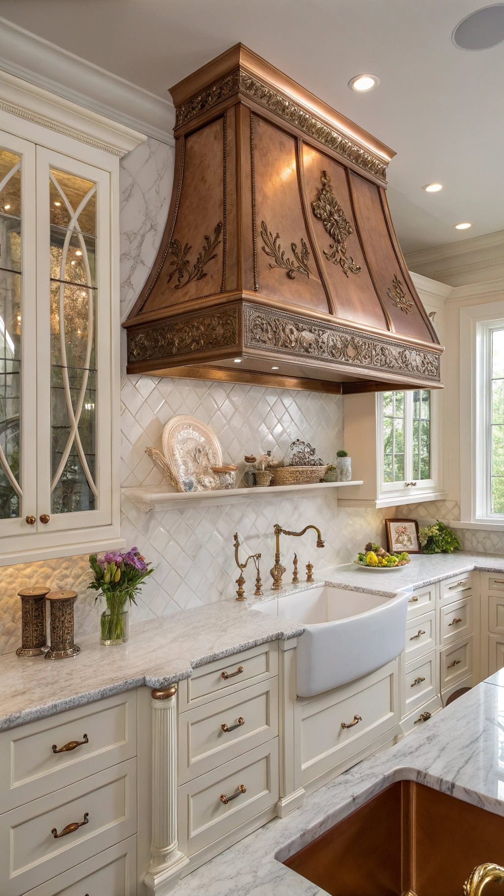 victorian copper kitchen elegance